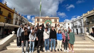 uczestnicy wyjazdu do Malagi w ramach projektu