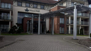 budynek hotelu, wejście do hotelu Willa Port *****