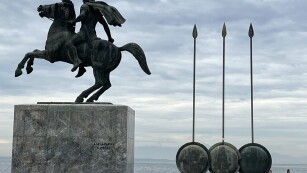 Pomnik Aleksandra Macedońskiego w Salonikach